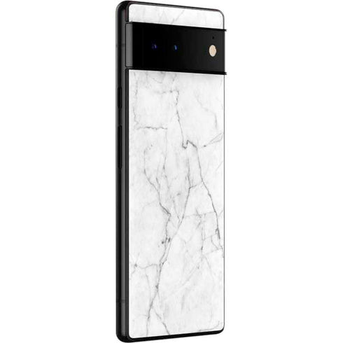 White Marble Google Pixel 6 Pro Skin